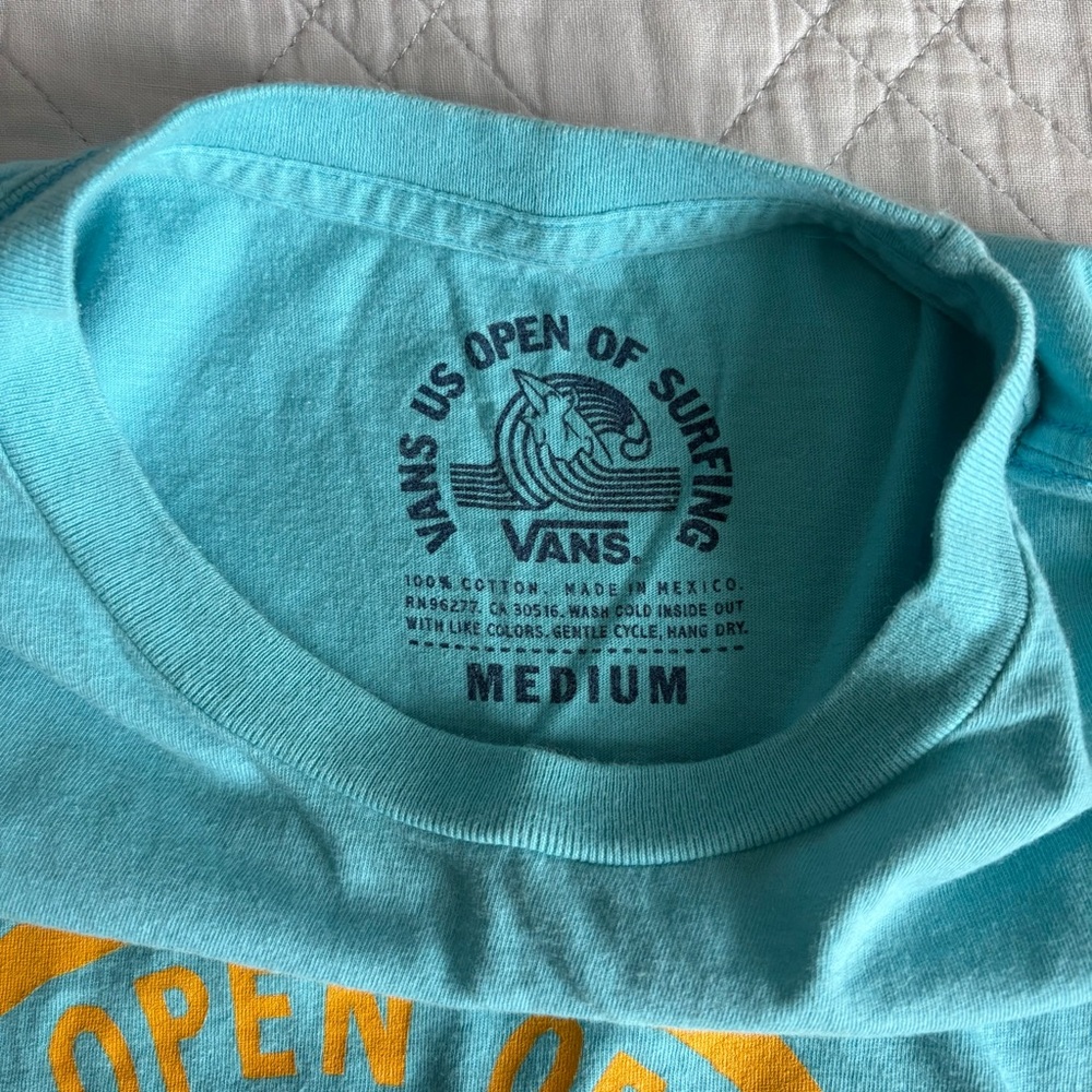 Blue Vans 2014 Surf Short Sleeve Tee - Picture 3 of 5